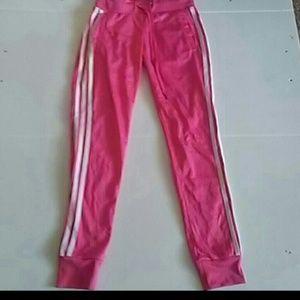 Adidas Neo Cuffed Pink Pants Small